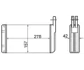 MAHLE Vmnk tepla vnitnho vytpn MAO AH 68 000S, AH 68 000S