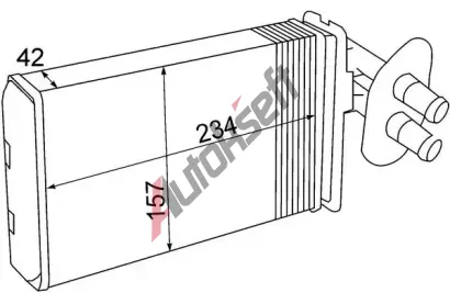 MAHLE Vmnk tepla vnitnho vytpn MAO AH 69 000S, AH 69 000S