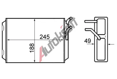 MAHLE Vmnk tepla vnitnho vytpn MAO AH 70 000S, AH 70 000S