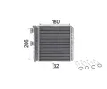 MAHLE Vmnk tepla vnitnho vytpn MAO AH 76 000P, AH 76 000P