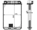 MAHLE Vmnk tepla vnitnho vytpn MAO AH 77 000P, AH 77 000P