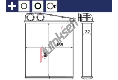 MAHLE Vmnk tepla vnitnho vytpn MAO AH 8 000S, AH 8 000S