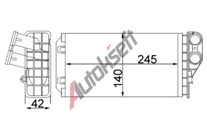MAHLE Vmnk tepla vnitnho vytpn MAO AH 82 000S, AH 82 000S