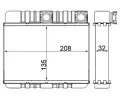 Vmnk tepla vnitnho vytpn MAHLE ‐ MAO AH 87 000S