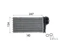 MAHLE Vmnk tepla vnitnho vytpn MAO AH 88 000P, AH 88 000P