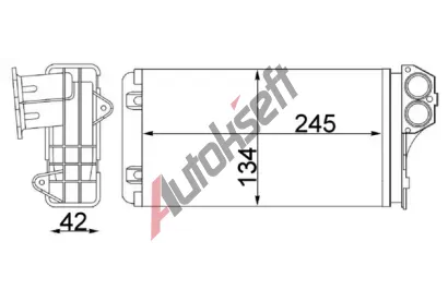 MAHLE Vmnk tepla vnitnho vytpn MAO AH 88 000S, AH 88 000S