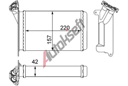 MAHLE V�m�n�k tepla vnit�n�ho vyt�p�n� MAO AH 95 000S, AH 95 000S