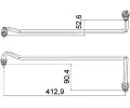 MAHLE Olejov hadice MAO AHX 4 000P, AHX 4 000P