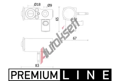 MAHLE Expanzn ventil klimatizace MAO AVE 141 000P, AVE 141 000P