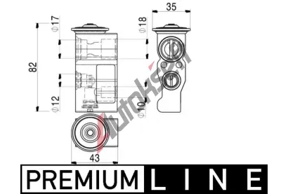 MAHLE Expanzní ventil klimatizace MAO AVE 2 000P, AVE 2 000P MAHLE Expanzní ventil klimatizace MAO AVE 2 000P, AVE 2 000P