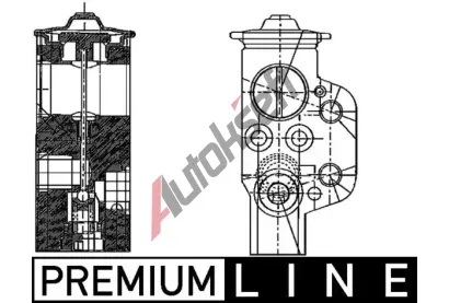 MAHLE Expanzn ventil klimatizace MAO AVE 58 000P, AVE 58 000P