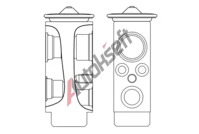 MAHLE Expanzn ventil klimatizace MAO AVE 8 000S, AVE 8 000S