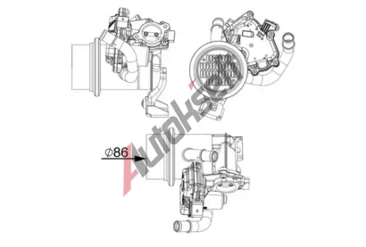 MAHLE Chladi recirkulace spalin MAO CE 18 000P, CE 18 000P