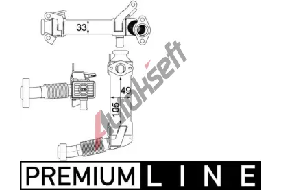 MAHLE Chladi recirkulace spalin MAO CE 21 000P, CE 21 000P