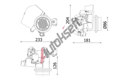 MAHLE Chladi recirkulace spalin MAO CE 40 000P, CE 40 000P