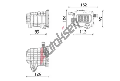 MAHLE Chladi recirkulace spalin MAO CE 41 000P, CE 41 000P