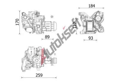 MAHLE Chladi recirkulace spalin MAO CE 42 000P, CE 42 000P