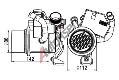 MAHLE Chladi recirkulace spalin MAO CE 5 000P, CE 5 000P
