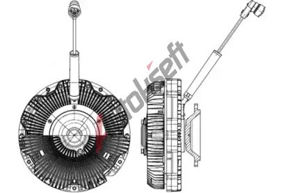 MAHLE Spojka vtrku chladie MAO CFC 172 000P, CFC 172 000P