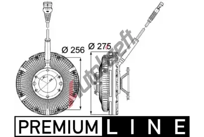 MAHLE Spojka vtrku chladie MAO CFC 97 000P, CFC 97 000P