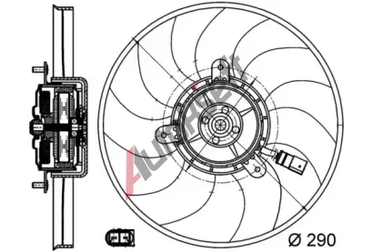 MAHLE V�tr�k chlazen� motoru MAO CFF 171 000S, CFF 171 000S