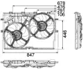 MAHLE Vtrk chlazen motoru MAO CFF 192 000P, CFF 192 000P