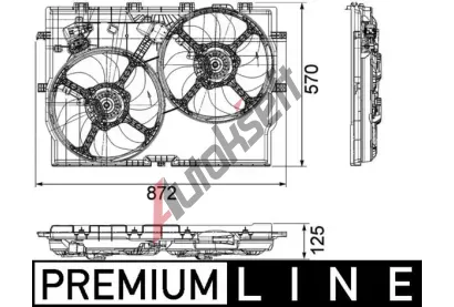 MAHLE Větrák chlazení motoru MAO CFF 193 000P, CFF 193 000P MAHLE Větrák chlazení motoru MAO CFF 193 000P, CFF 193 000P