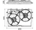 MAHLE Vtrk chlazen motoru MAO CFF 194 000P, CFF 194 000P