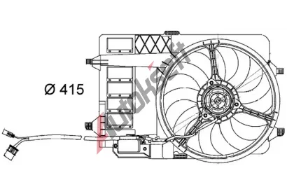 MAHLE Vtrk chlazen motoru MAO CFF 29 000S, CFF 29 000S