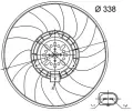 Vtrk chlazen motoru MAHLE ‐ MAO CFF 33 000S