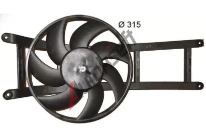 MAHLE Větrák chlazení motoru MAO CFF 384 000S, CFF 384 000S MAHLE Větrák chlazení motoru MAO CFF 384 000S, CFF 384 000S