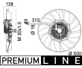 MAHLE Vtrk chlazen motoru MAO CFF 471 000P, CFF 471 000P