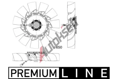 MAHLE Větrák chlazení motoru MAO CFF 506 000P, CFF 506 000P MAHLE Větrák chlazení motoru MAO CFF 506 000P, CFF 506 000P