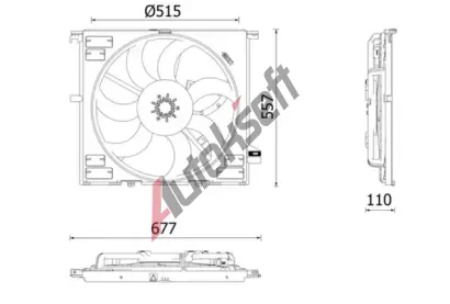 MAHLE Větrák chlazení motoru MAO CFF 633 000P, CFF 633 000P MAHLE Větrák chlazení motoru MAO CFF 633 000P, CFF 633 000P