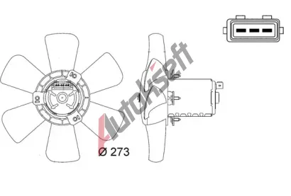 MAHLE Vtrk chlazen motoru MAO CFF 7 000S, CFF 7 000S