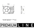 Kryt vrtule pl�t� chladi�e&nbsp;MAHLE&nbsp;&dash;&nbsp;MAO CFS 31 000P