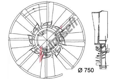 MAHLE Odvtrvn chlazen motoru MAO CFW 34 000P, CFW 34 000P