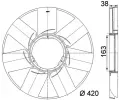 MAHLE Odvtrvn chlazen motoru MAO CFW 38 000P, CFW 38 000P