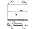 MAHLE Chladič vody MAO CI 121 000P, CI 121 000P
