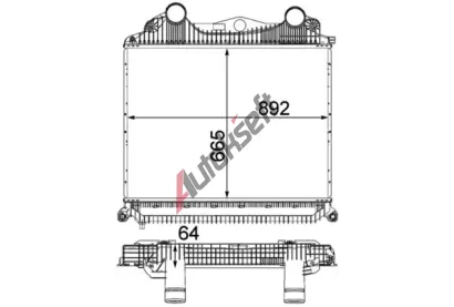 MAHLE Chladi� vzduchu intercooler MAO CI 123 000P, CI 123 000P