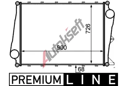 MAHLE Chladič vzduchu intercooler MAO CI 128 000P, CI 128 000P MAHLE Chladič vzduchu intercooler MAO CI 128 000P, CI 128 000P