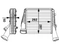 MAHLE Chladi vzduchu intercooler MAO CI 141 000P, CI 141 000P