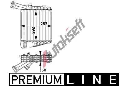 MAHLE Chladi vzduchu intercooler MAO CI 142 000P, CI 142 000P