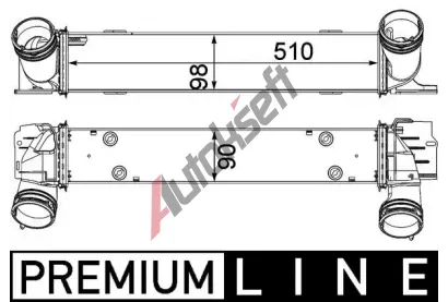 MAHLE Chladič vzduchu intercooler MAO CI 146 000P, CI 146 000P MAHLE Chladič vzduchu intercooler MAO CI 146 000P, CI 146 000P