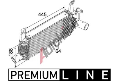 MAHLE Chladi vzduchu intercooler MAO CI 159 000P, CI 159 000P
