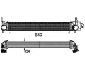 MAHLE Chladi vzduchu intercooler MAO CI 165 000P, CI 165 000P