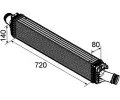 MAHLE Chladi vzduchu intercooler MAO CI 169 000P, CI 169 000P