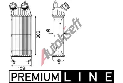 MAHLE Chladi vzduchu intercooler MAO CI 171 000P, CI 171 000P