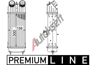 MAHLE Chladi vzduchu intercooler MAO CI 172 000P, CI 172 000P