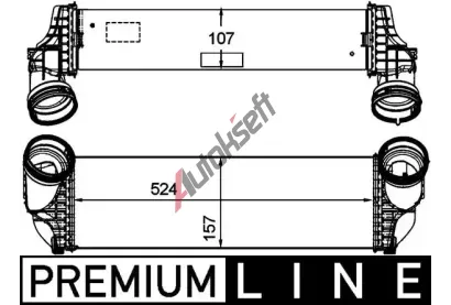 MAHLE Chladi� vzduchu intercooler MAO CI 175 000P, CI 175 000P